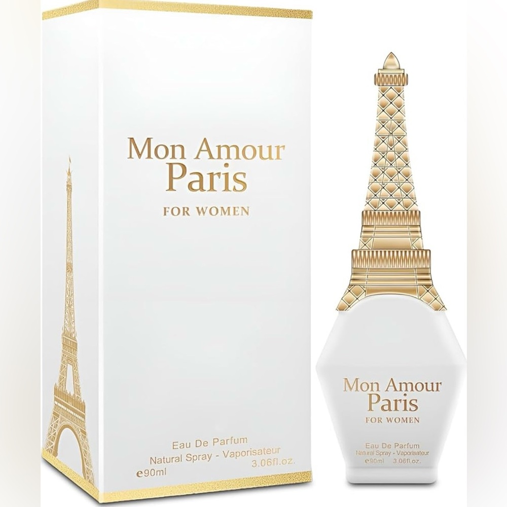 Fragrance Couture Mon Amour Paris for Women Eau de Parfum Natural Spray 3.06 Oz